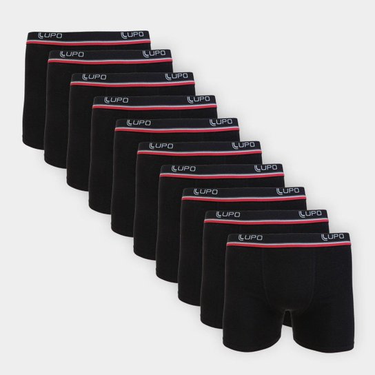 Kit Cueca Lupo Boxer 10 Peças - Preto é ruim? Kit Cueca Lupo Boxer 10 Peças - Preto é boa?