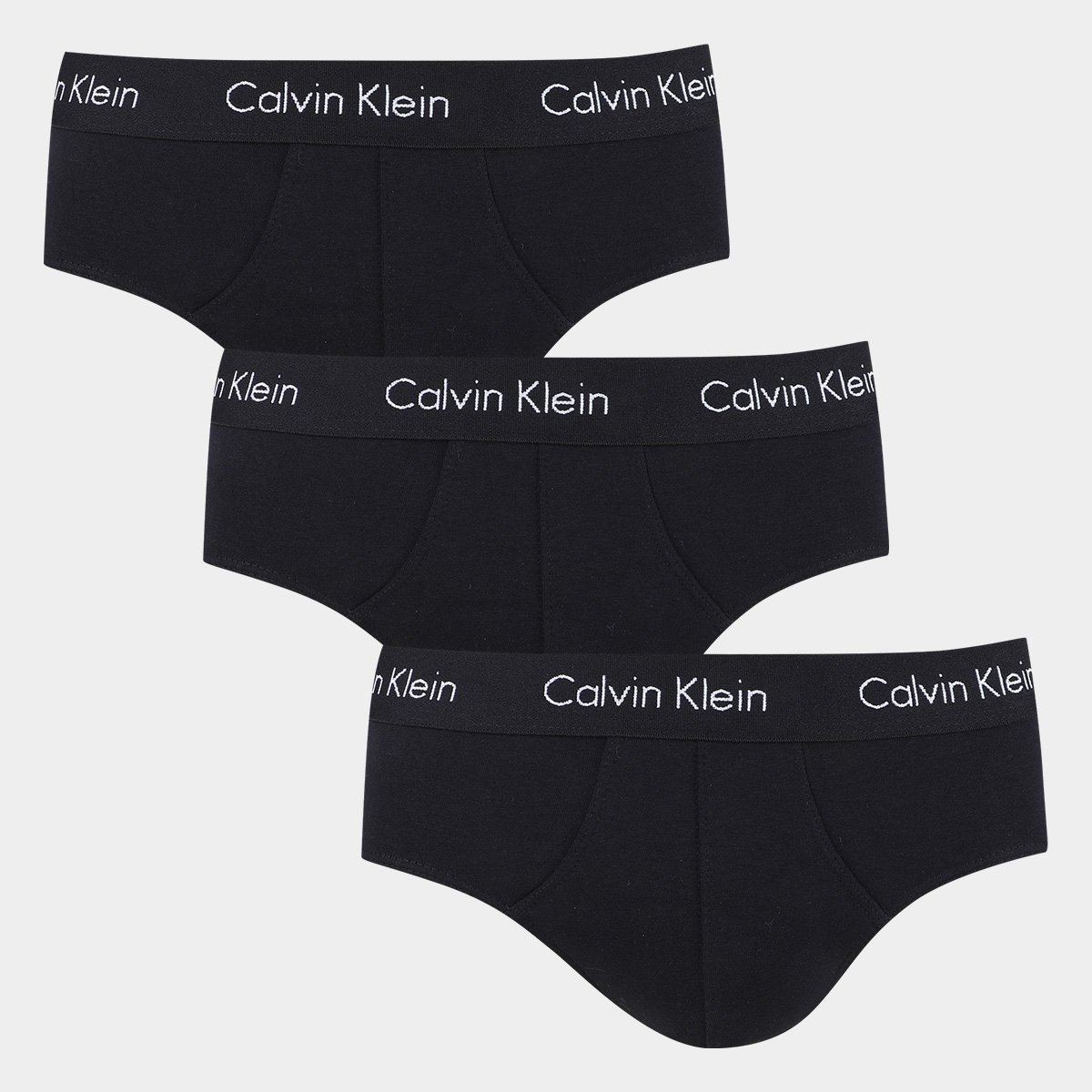 Kit Cueca Slip Calvin Klein 3 Peças Menor preço em Kit Cueca Slip Calvin Klein 3 Peças