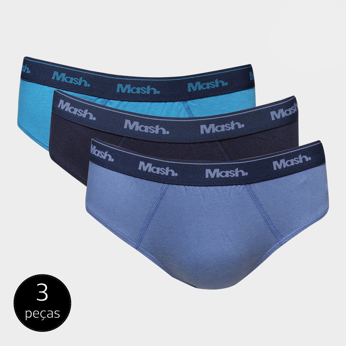 Kit Cueca Slip Mash 03 Peças é ruim? Kit Cueca Slip Mash 03 Peças é boa?