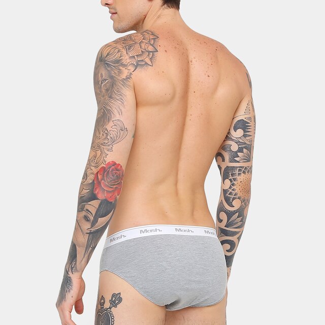 Kit Cueca Slip Mash 03 Peças