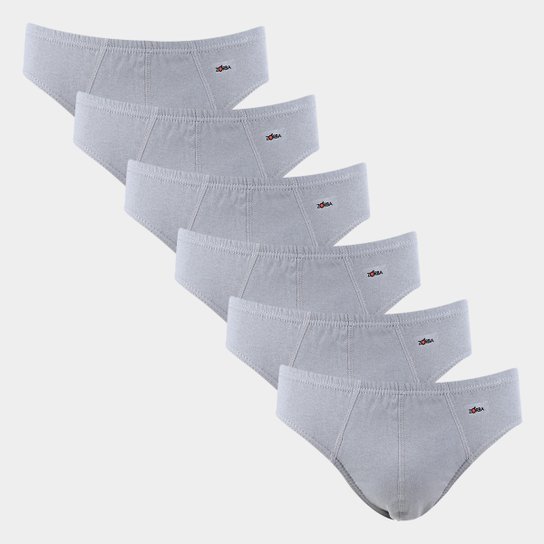 Kit Cueca Slip Zorba Lisas Com 6 Peças - Grafite é ruim? Kit Cueca Slip Zorba Lisas Com 6 Peças - Grafite é boa?