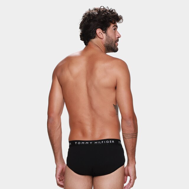 Kit Cueca Tommy Hilfiger Brief C/ 5 Peças Masculina