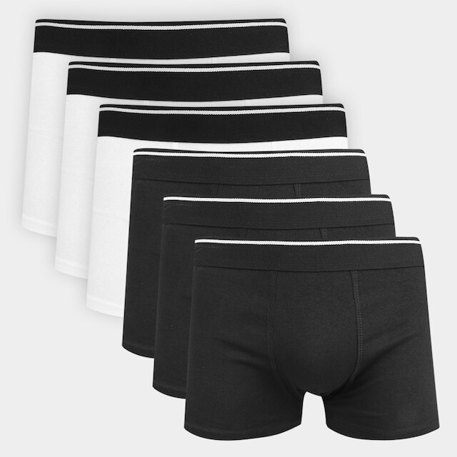 Kit Cuecas Boxer La Maths 6 Peças - Preto+Branco é boa?