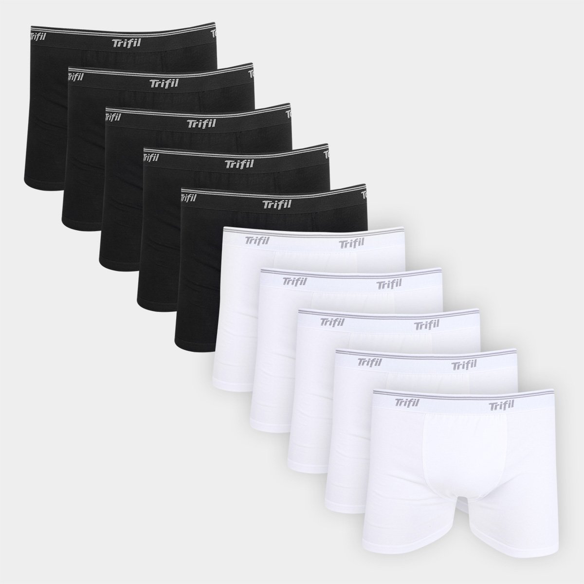 Kit Cuecas Boxer Trifil 10 Peças Menor preço em Kit Cuecas Boxer Trifil 10 Peças