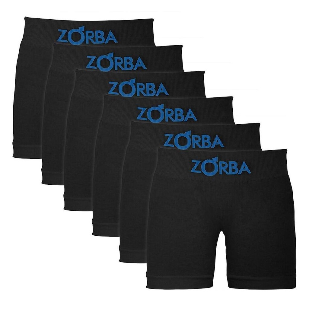 Kit Cuecas Zorba Boxer Seamless Boys com 6 Peças