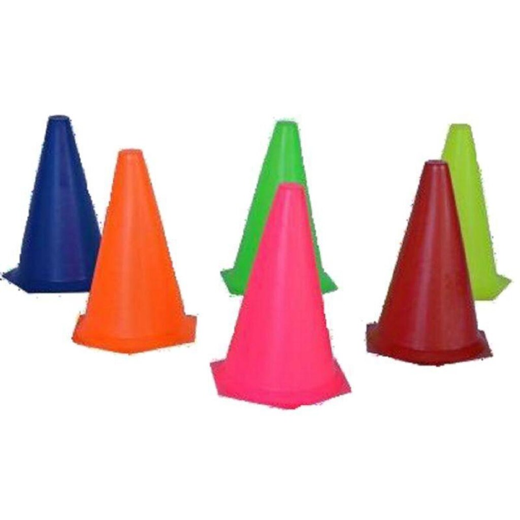 Kit Dare 90 Unidades de Cone De Marcação Rígido 24cm Pvc Rígido