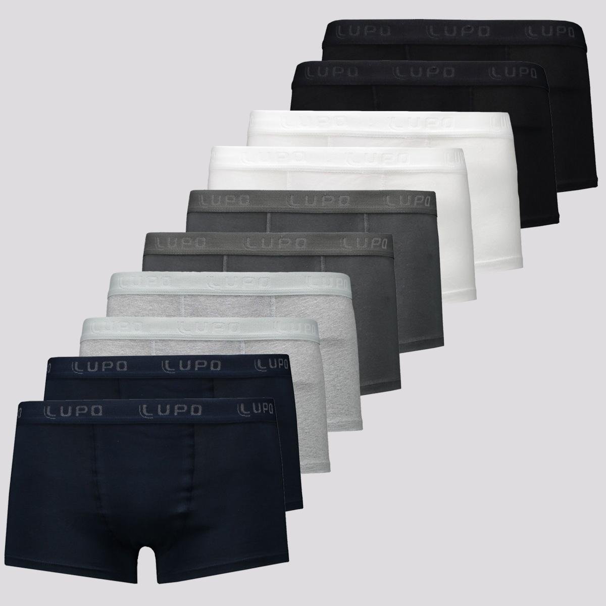 Kit de 10 Cuecas Sunga Lupo Elastic Style Menor preço em Kit de 10 Cuecas Sunga Lupo Elastic Style