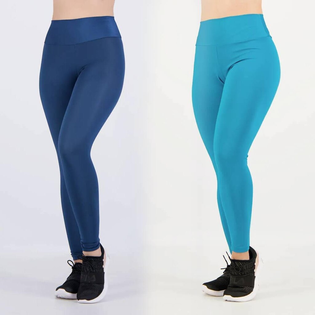 Kit de 2 Calças Legging Area Feminina