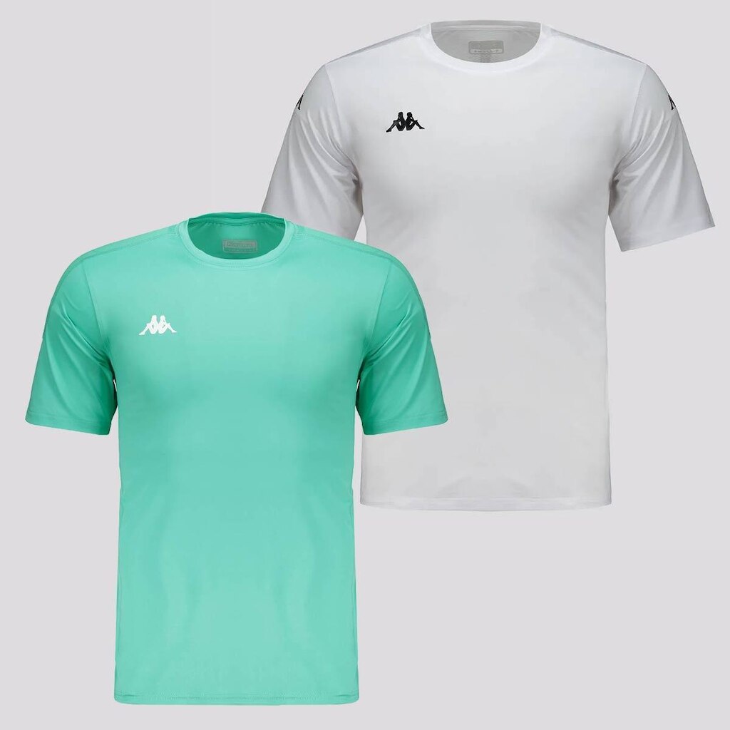 Kit de 2 Camisas Kappa Tully Masculina
