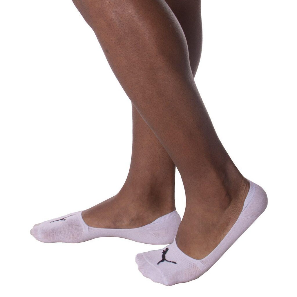 Kit de 2 pares de meias invisível masculina Puma
