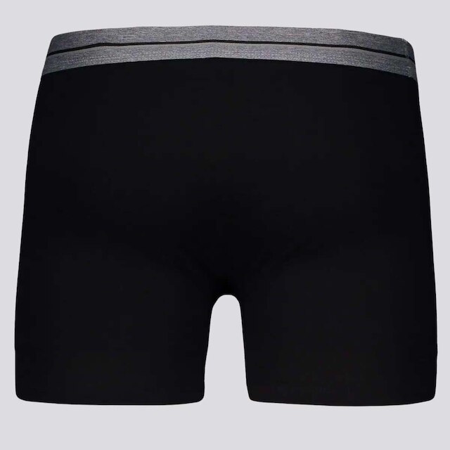 Kit de 9 Cuecas Boxer Lupo Anatomic Shape Preta e Cinza