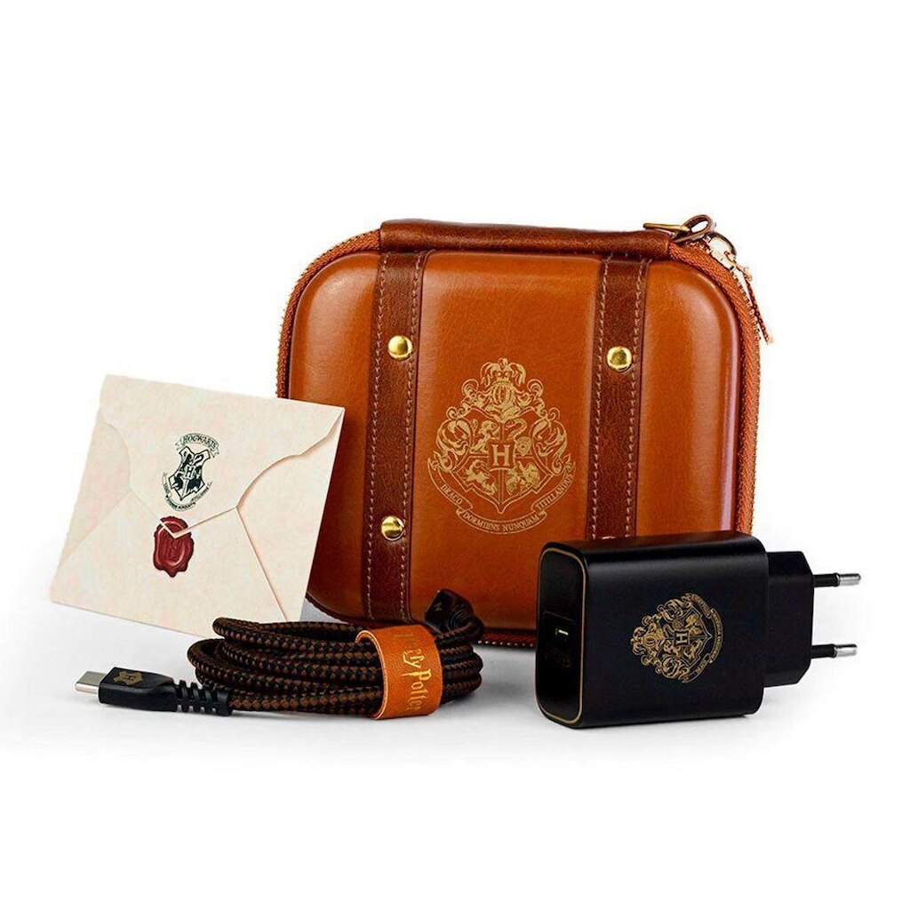 Kit De Carregamento iWill Estojo Harry Potter USB-C Preto