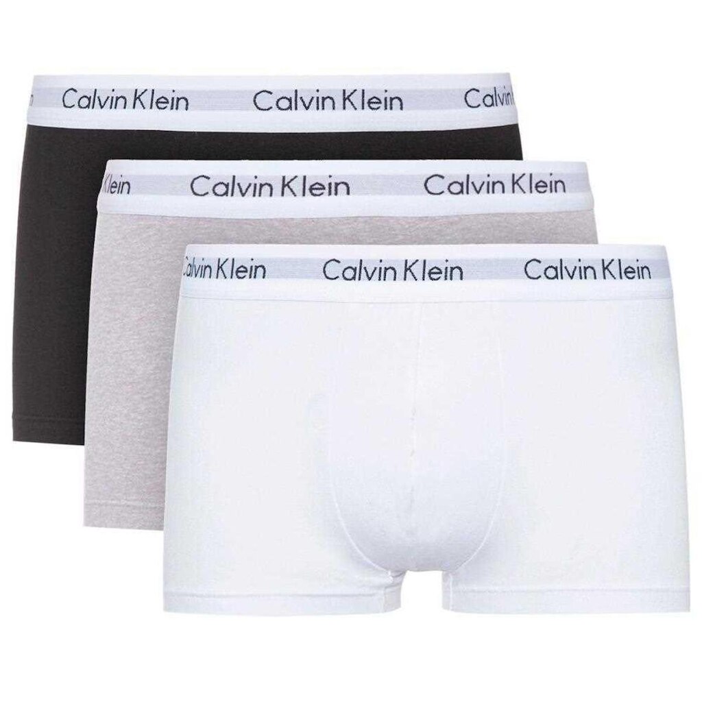 Kit De Cueca Calvin Klein Low Rise 3 Peças Masculina