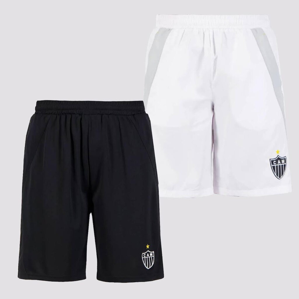 Kit de Duas Bermudas Atlético Mineiro