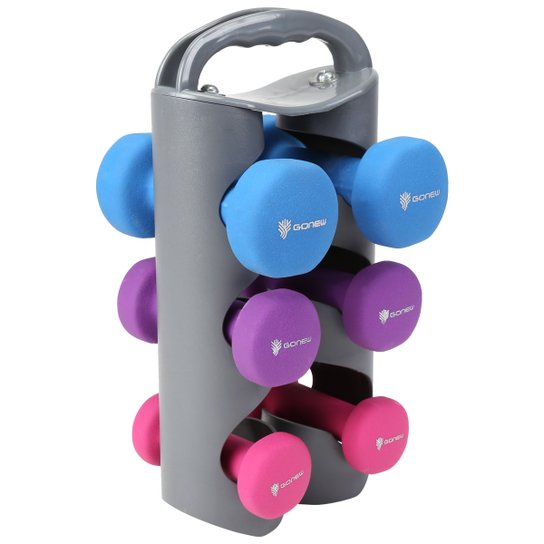Kit De Halteres Gonew 9kg 20 Lbs Pink Roxo Netshoes Kit De Halteres Gonew 9kg 20 Lbs Pink Roxo Netshoes