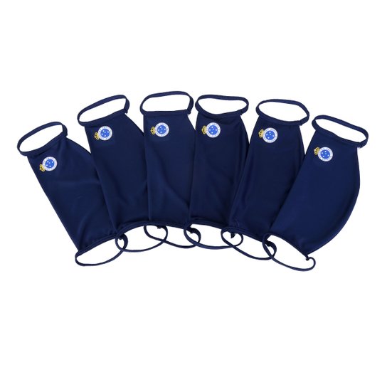 Kit de Máscaras de Proteção Juvenil Cruzeiro Laváveis - 6 Unid - Marinho é ruim? Kit de Máscaras de Proteção Juvenil Cruzeiro Laváveis - 6 Unid - Marinho é boa?