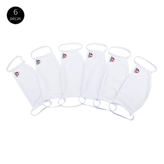 Kit de Máscaras de Proteção São Paulo Modelagem Ampla Laváveis - 6 Unid - Branco é ruim? Kit de Máscaras de Proteção São Paulo Modelagem Ampla Laváveis - 6 Unid - Branco é boa?