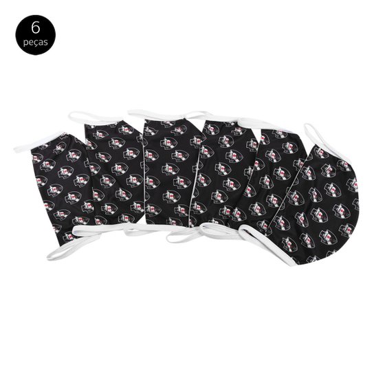 Kit de Máscaras de Proteção Vasco da Gama Caravelas Laváveis - 6 Unid - Preto é ruim? Kit de Máscaras de Proteção Vasco da Gama Caravelas Laváveis - 6 Unid - Preto é boa?