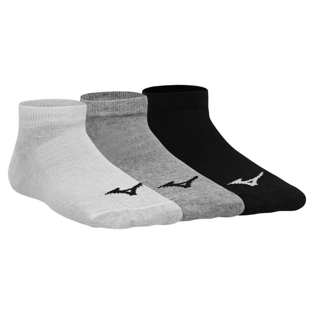 Kit de Meia Unissex Mizuno 3X1 Básica Sem Cano