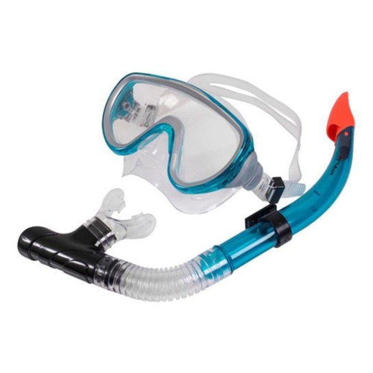 Kit De Mergulho Kea Com Mascara E Snorkel - Adulto - Azul Menor preço em Kit De Mergulho Kea Com Mascara E Snorkel - Adulto - Azul