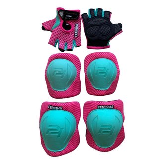 Kit de Proteção Infantil Kids Bike Criança Ferinha Pro Hand