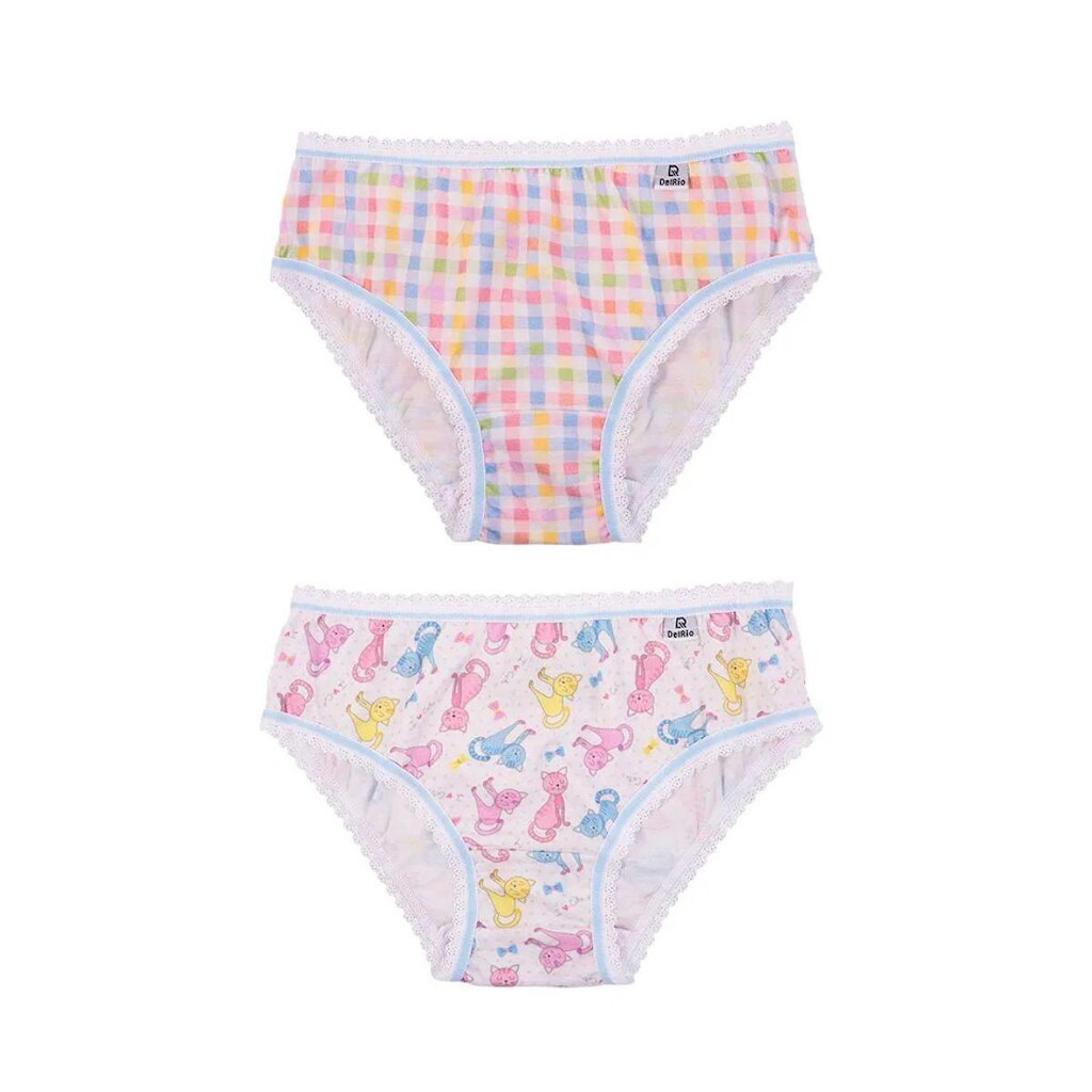 Kit Duo de Calcinhas Infantil Meninas DelRio