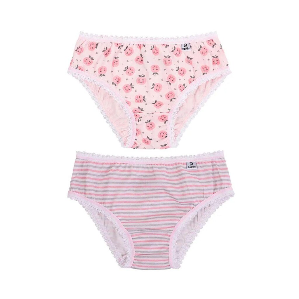 Kit Duo de Calcinhas Infantil Meninas DelRio