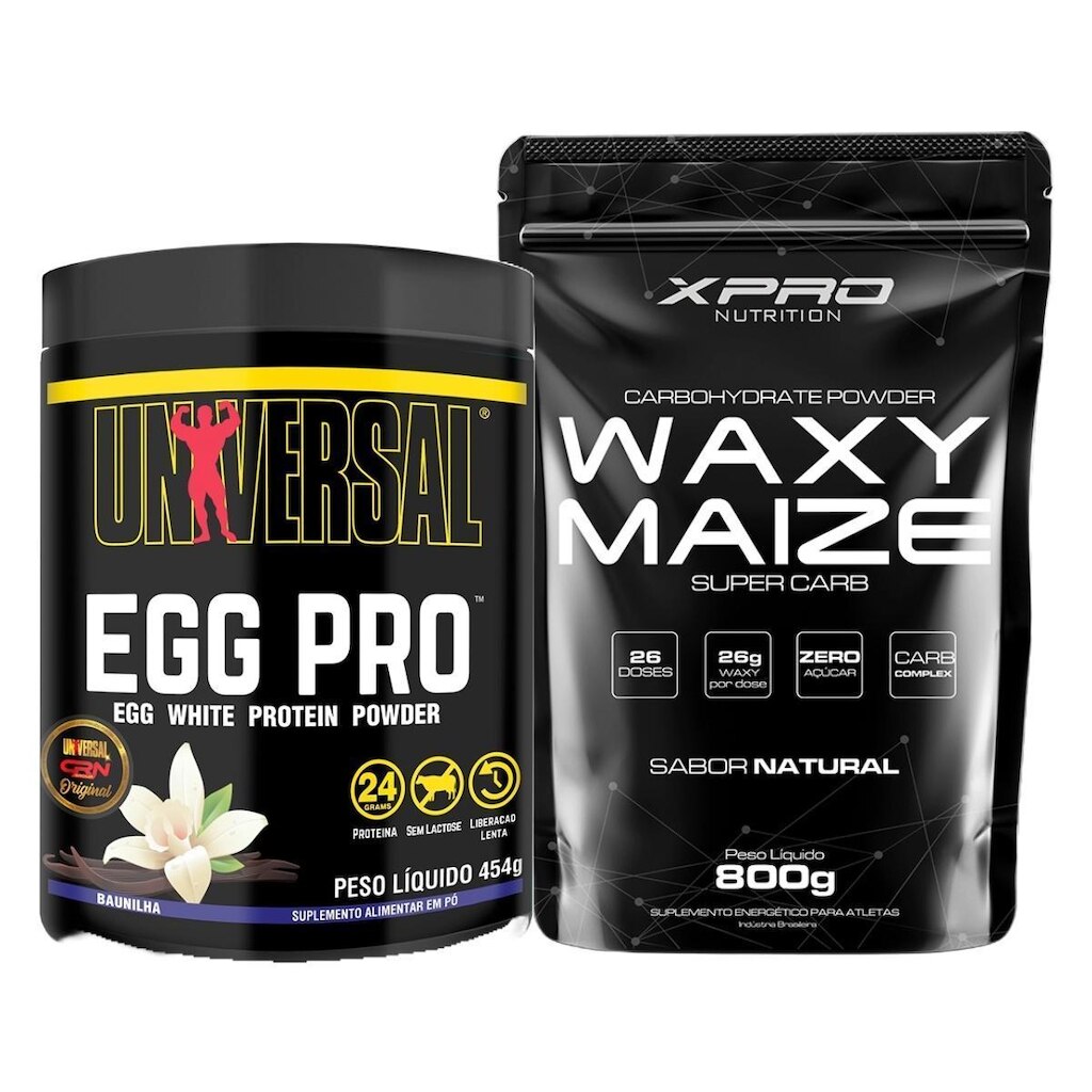 Kit Egg Pro 454g - Universal + Waxy Maize 1Kg - Xpro Nutrition