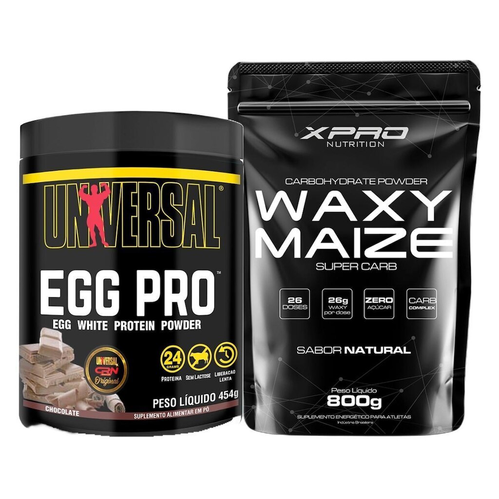 Kit Egg Pro 454g - Universal + Waxy Maize 1Kg - Xpro Nutrition