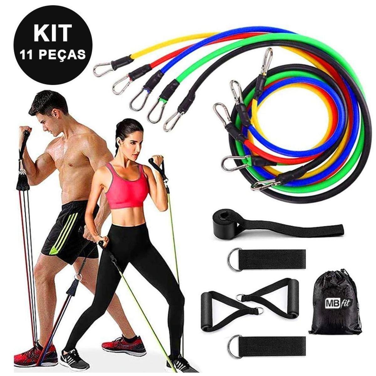 Kit Elástico Extensor 11 Itens Treino Intenso Funcional Musculação Power Tube Resistance é ruim? Kit Elástico Extensor 11 Itens Treino Intenso Funcional Musculação Power Tube Resistance é boa?