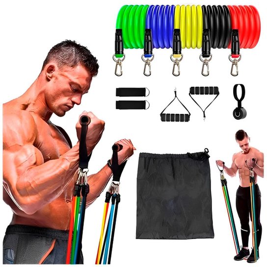 Kit Elásticos Extensor Resistente Com 11 Itens Premium Power Bands Extreme - Colorido é ruim? Kit Elásticos Extensor Resistente Com 11 Itens Premium Power Bands Extreme - Colorido é boa?