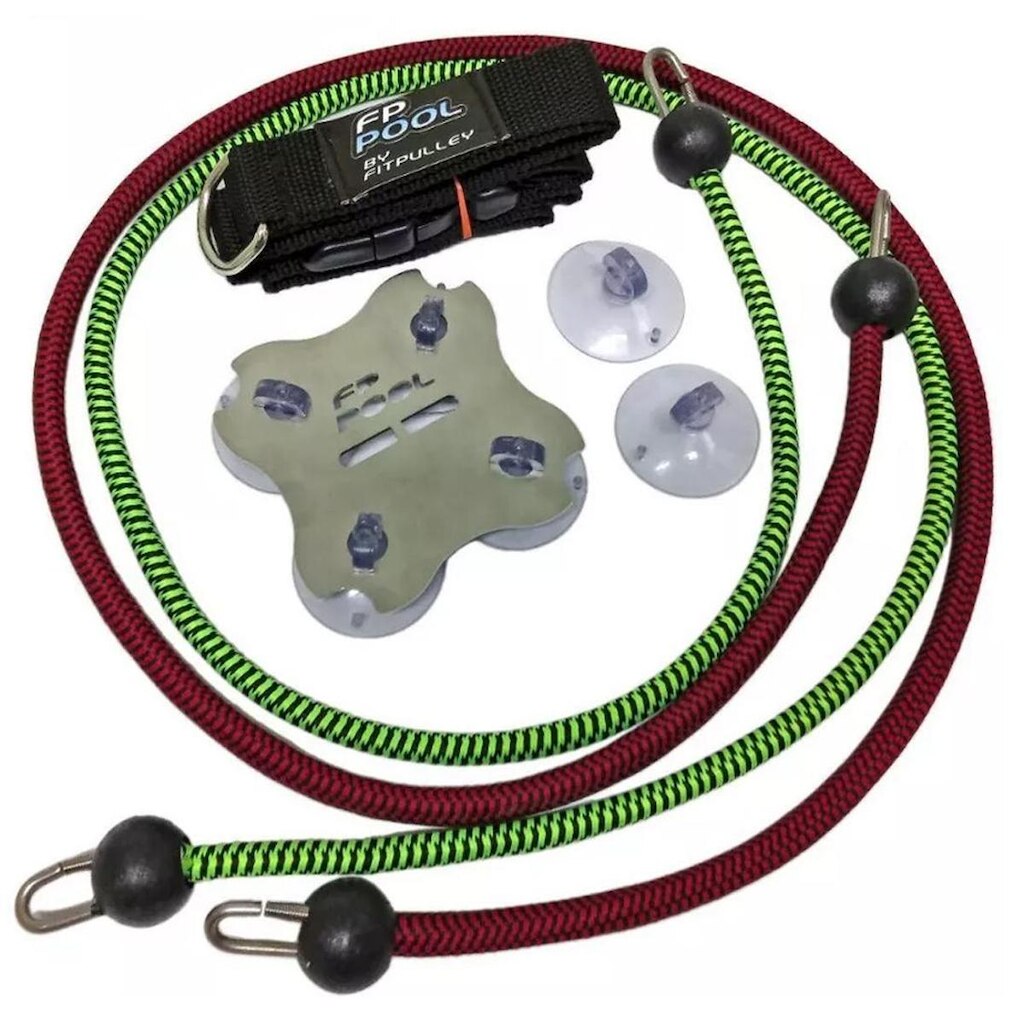 Kit Elásticos Para Exercícios Aquáticos Resistência FP Pool