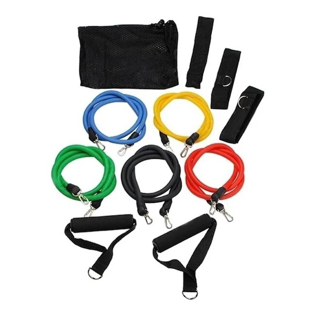 Kit Elásticos Para Exercícios Multi Tarefas Resistente Fitness - Preto é boa?