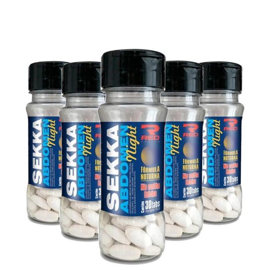 Kit Emagrecedor Termogênico 5x Sekka Abdomen Night 30 Tábs - Red Series é ruim? Kit Emagrecedor Termogênico 5x Sekka Abdomen Night 30 Tábs - Red Series é boa?
