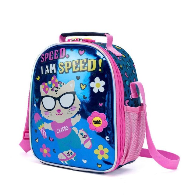 Kit Escolar Guelph Mochila De Rodinhas Lancheira Estojo Menina Infantil Espaçosa