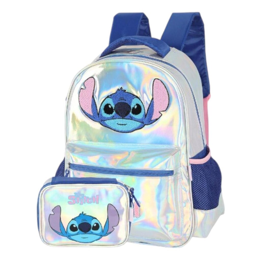 Kit Escolar Mochila Costa E Estojo Box Sitch Disney Original