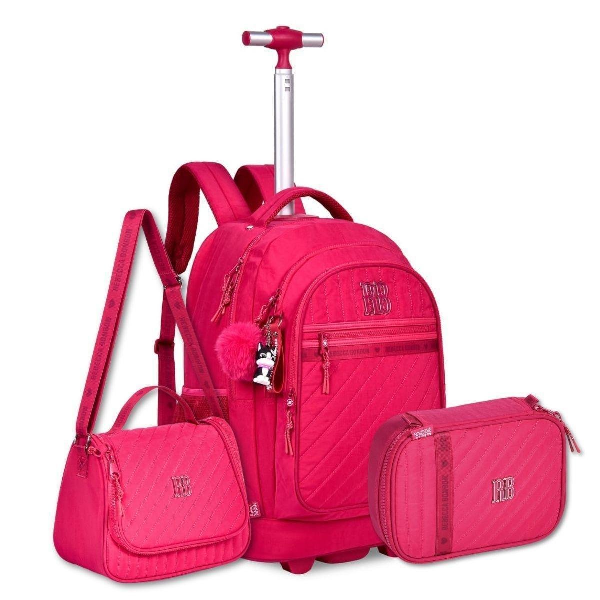 Kit Escolar Rebecca Bonbon Mochila de Carrinho com Lancheira Térmica e Estojo Box Várias Cores é ruim? Kit Escolar Rebecca Bonbon Mochila de Carrinho com Lancheira Térmica e Estojo Box Várias Cores é boa?