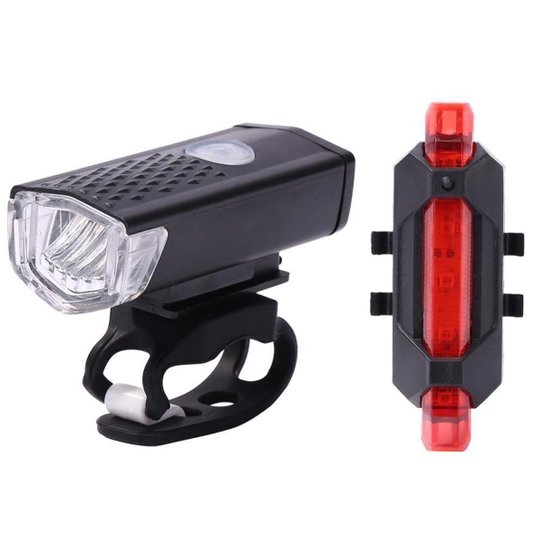Kit Farol e Sinalizador LED para Ciclismo Recarregável Traseiro para Bike Bicicleta Carregamento via - Preto é ruim? Kit Farol e Sinalizador LED para Ciclismo Recarregável Traseiro para Bike Bicicleta Carregamento via - Preto é boa?