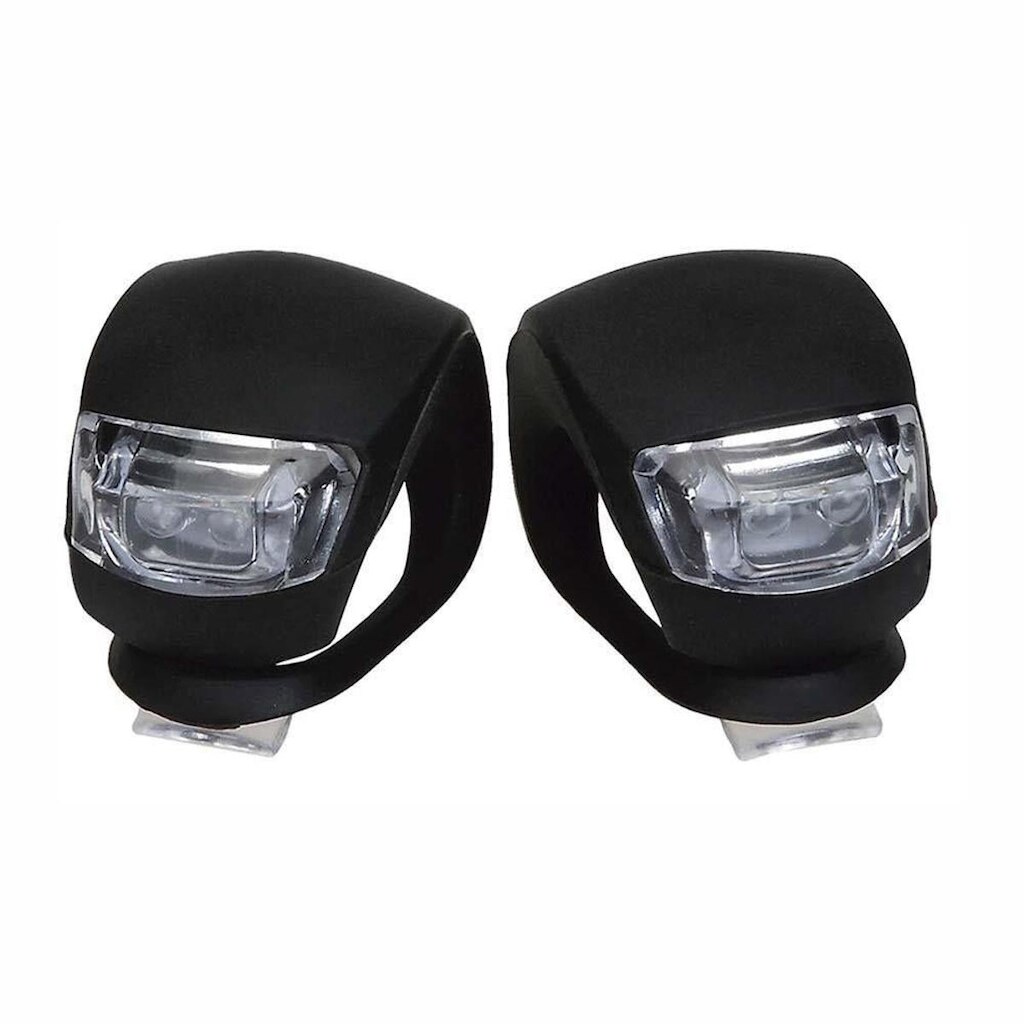 Kit Farol Silicone Atrio 2 Leds Dianteiro e Traseiro