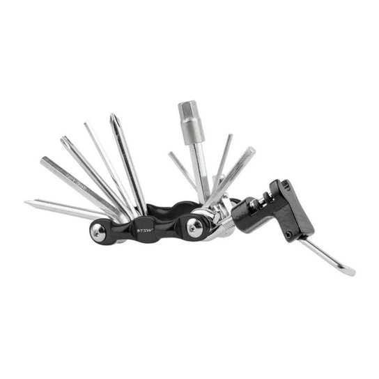 Kit Ferramentas 12 Funções Multiuso para Bicicleta - Preto é boa?