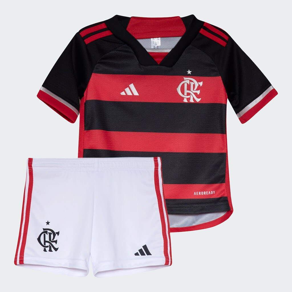 Kit Flamengo Infantil I 24/25 s/n° Torcedor Adidas