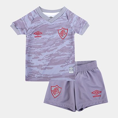 Kit Fluminense Infantil III 21/22 s/n° Torcedor Umbro - Unissex