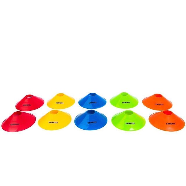 Kit Funcional Escada Agilidade Cones Barreira Chapéu Chinês Yangfit