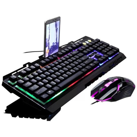 Kit Gamer Teclado LED + Mouse KB016 - Preto é ruim? Kit Gamer Teclado LED + Mouse KB016 - Preto é boa?