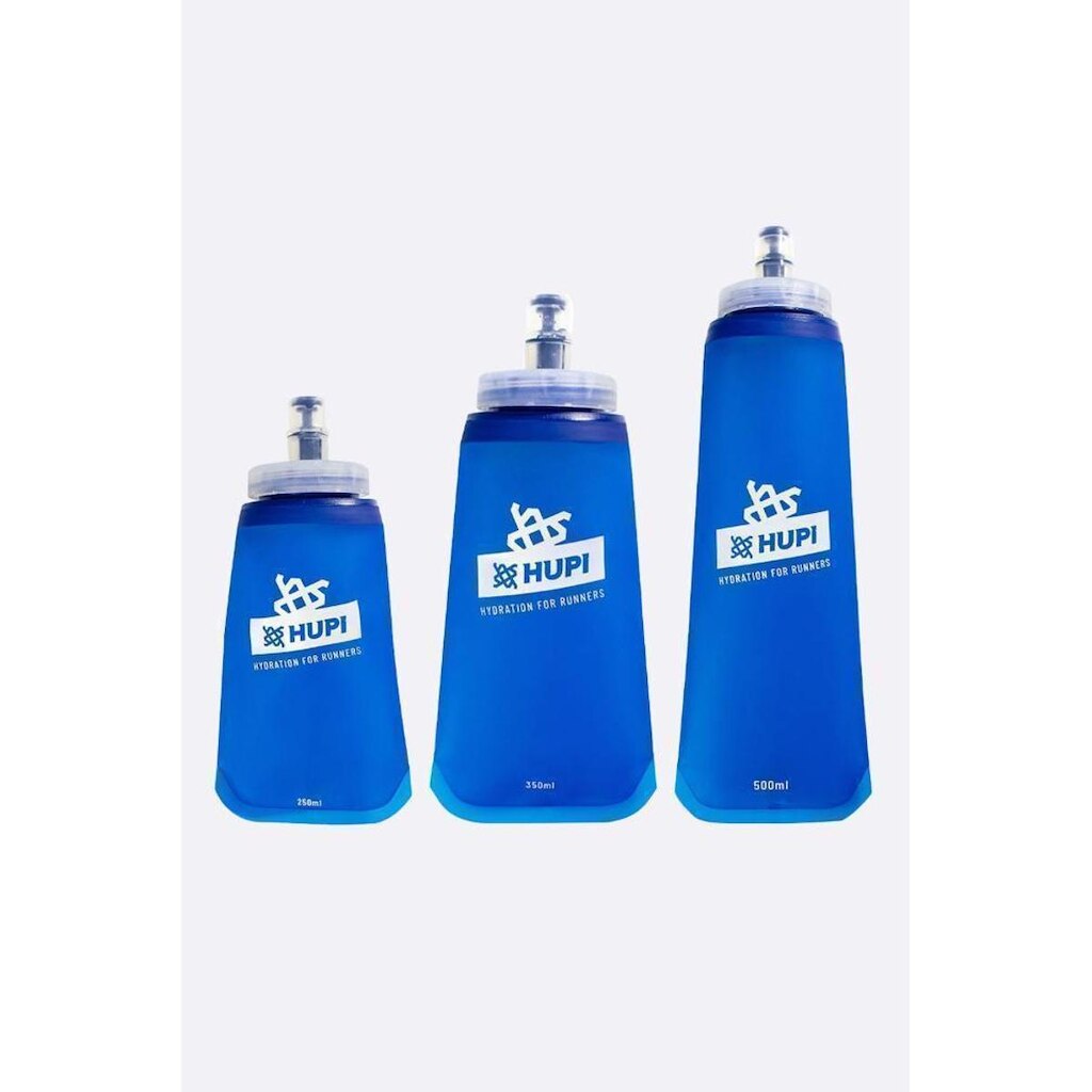 Kit Garrafas Dobráveis Soft Flash HUPI 250ml + 350ml + 500ml