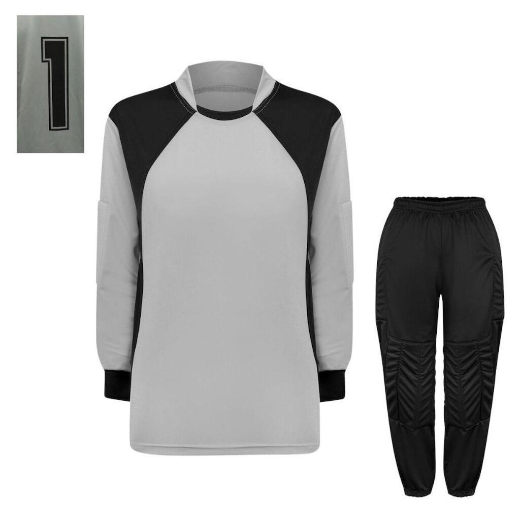 Kit Goleiro Infantil Juvenil Camisa E Calça Acolchoada Novo Modelo