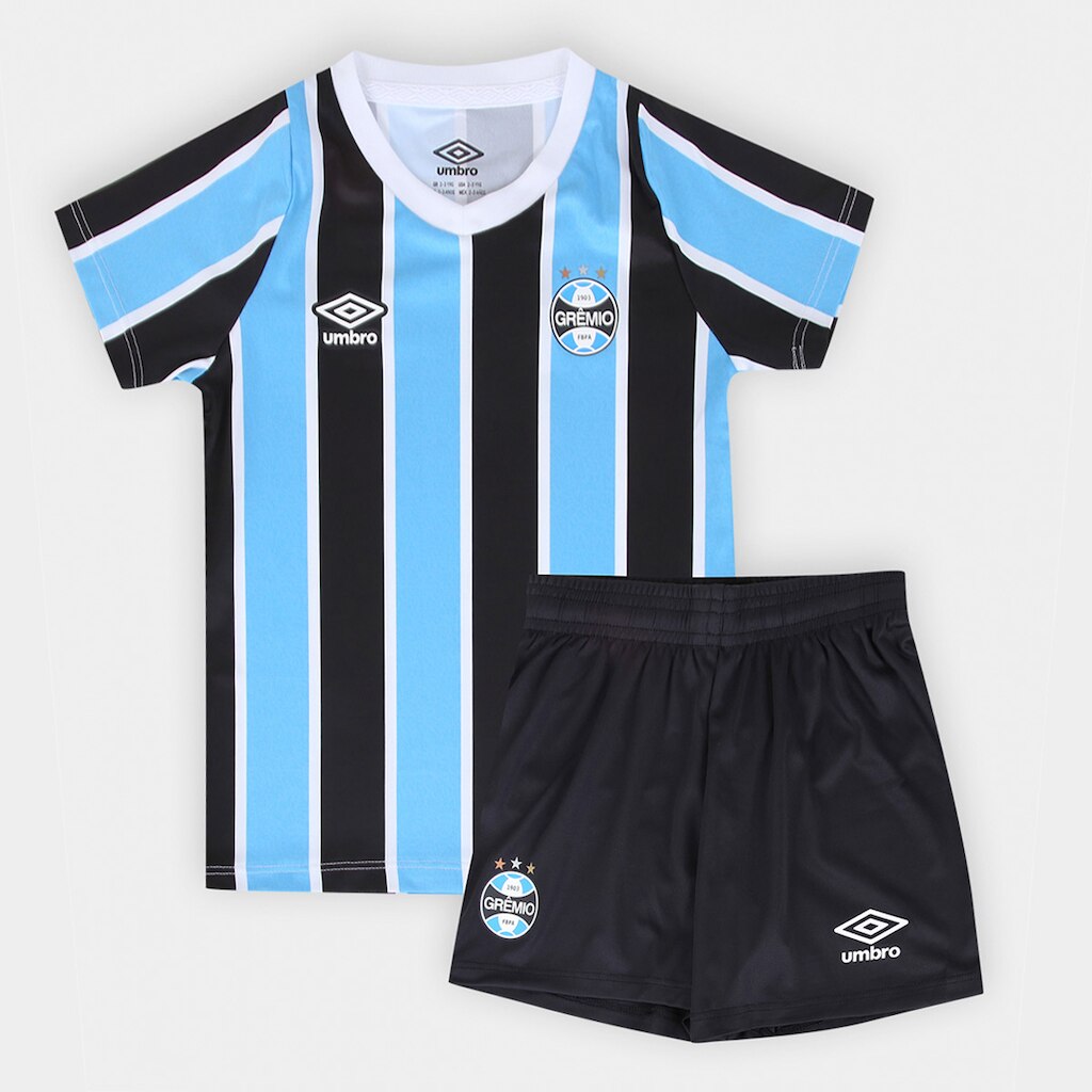 Kit Grêmio Infantil I 24/25 s/n° Torcedor Umbro