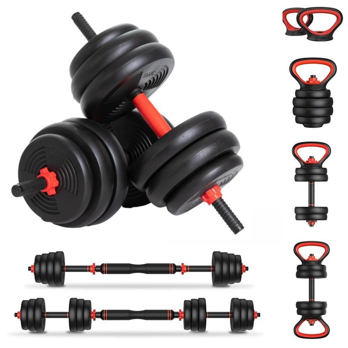 Kit Halteres Ajustáveis 6 em 1 Musculação com Barra e Anilhas 30kg é boa?