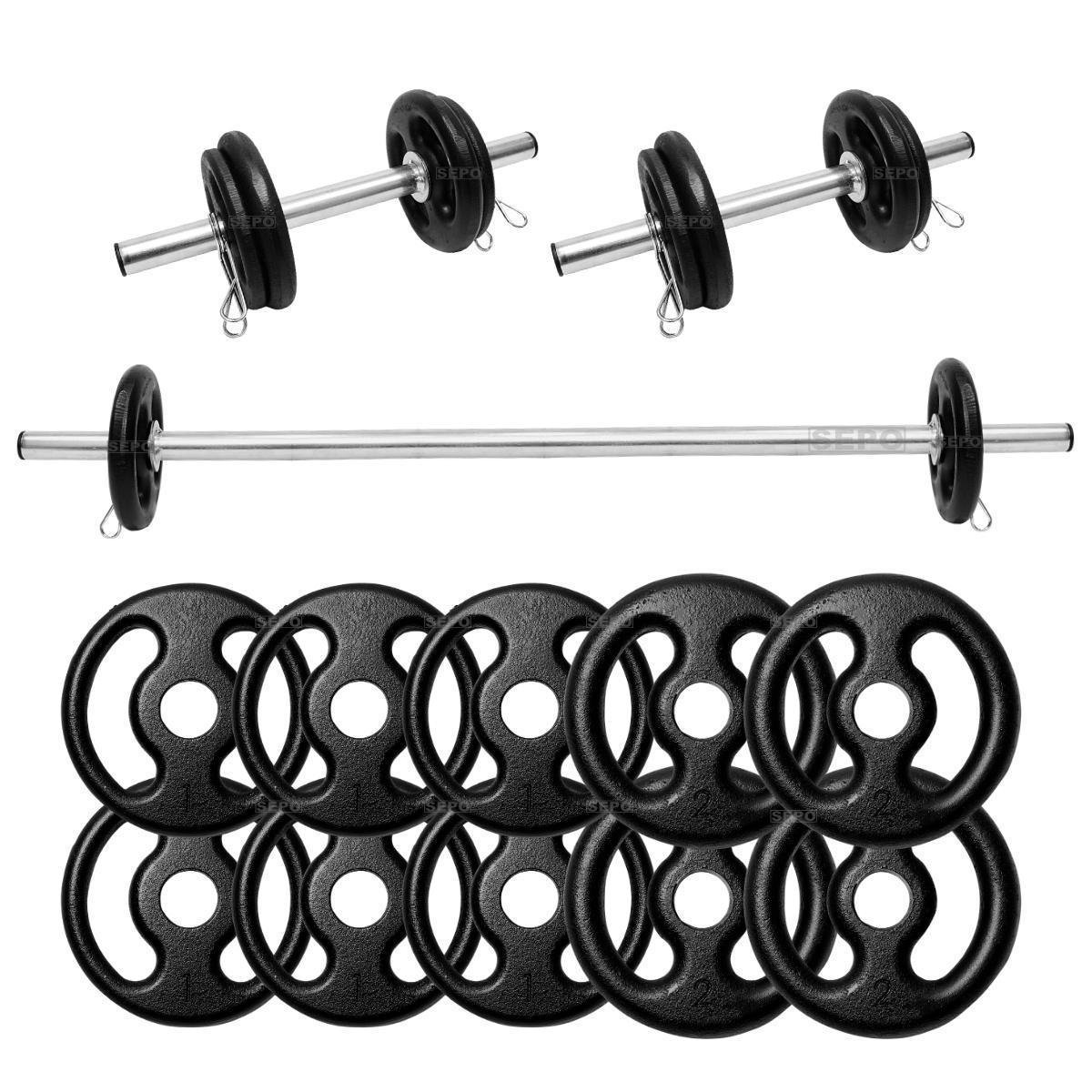 Kit Halteres De Anilhas E Barras Fitness - 14Kg + Barra 120m é ruim? Kit Halteres De Anilhas E Barras Fitness - 14Kg + Barra 120m é boa?