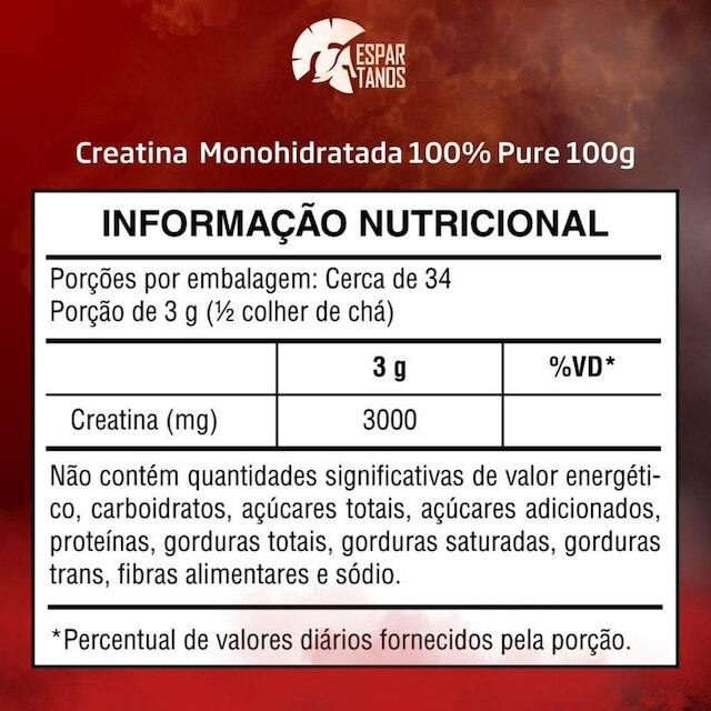 Kit Hipertrofia 2x Bcaa + Creatina Espartanos